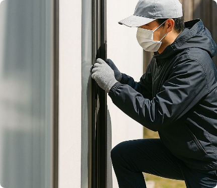 空き巣や不審者の抑止